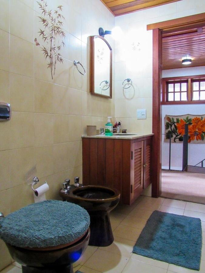 Chale Com Lareira E Wi-Fi Em Campos Do Jordao - Sp别墅 外观 照片